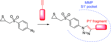 Graphical abstract: New clicked thiirane derivatives as gelatinase inhibitors: the relevance of the P1′ segment
