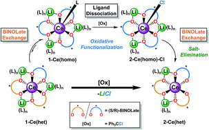 Graphical abstract: The role of dynamic ligand exchange in the oxidation chemistry of cerium(iii)