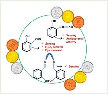 Graphical abstract: Recent applications of coinage metal nanoparticles passivated with salicylaldehyde and salicylaldehyde-based Schiff bases