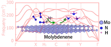 Graphical abstract: Novel two-dimensional molybdenene as a promising electrocatalyst for the nitrogen reduction reaction: a first-principles prediction