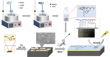 Graphical abstract: Preparation and characterization of polydopamine and n-butyl methacrylate copolymer coatings on titanium–nickel alloy stents