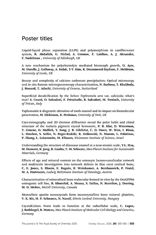 Poster list