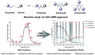 Graphical abstract: A complementary DSC–NMR methodology for elucidating isocyanurate formation pathways in polyurethanes