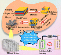 Graphical abstract: Beyond graphene: exploring the potential of MXene anodes for enhanced lithium–sulfur battery performance