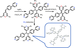 Graphical abstract: The synthesis of flexible tetrapyridylethanes from pyridylpyrylium dications