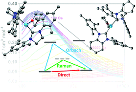 Graphical abstract: Multiple magnetic relaxation pathways in T-shaped N-heterocyclic carbene-supported Fe(i) single-ion magnets