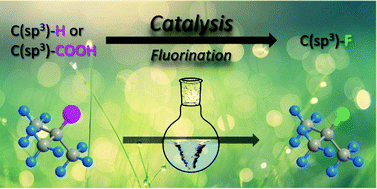 Graphical abstract: Catalytic C(sp3)–F bond formation: recent achievements and pertaining challenges