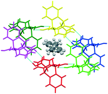 Graphical abstract: Comparing the host behaviour of roof-shaped compounds trans-9,10-dihydro-9,10-ethanoanthracene-11,12-dicarboxylic acid and its dimethyl ester in the presence of mixtures of xylene and ethylbenzene guests