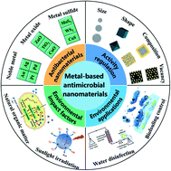 Graphical abstract: Rational design of metal-based antimicrobial nanomaterials in environmental applications