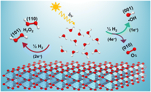 Graphical abstract: Untangling product selectivity on clean low index rutile TiO2 surfaces using first-principles calculations