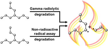 Graphical abstract: Developing non-radioactive, radical methods to screen for radiolytic stability