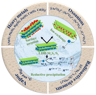 Graphical abstract: Metal-sulfide/polysulfide functionalized layered double hydroxides – recent progress in the removal of heavy metal ions and oxoanionic species from aqueous solutions