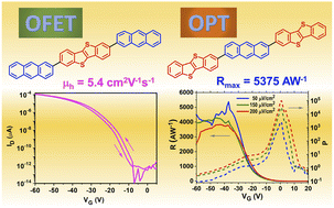 Graphical abstract: Anthracene-[1]benzothieno[3,2-b][1]benzothiophene (BTBT) dyad and triads as p-type semiconductors for organic field-effect transistors and phototransistors