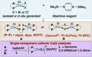 Graphical abstract: Activator-free single-component Co(i)-catalysts for regio- and enantioselective heterodimerization and hydroacylation reactions of 1,3-dienes. New reduction procedures for synthesis of [L]Co(i)-complexes and comparison to in situ generated catalysts