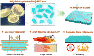 Graphical abstract: Scalable assembly of micron boron nitride into high-temperature-resistant insulating papers with superior thermal conductivity