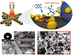 Graphical abstract: Synthesis of high-temperature hydrophobic nanoparticles and their applications in superlyophobic coatings