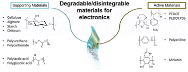 Graphical abstract: The future of electronic materials is…degradable!