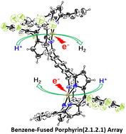 Graphical abstract: Benzene-fused porphyrin(2.1.2.1) array: synthesis, structure, and electrocatalytic hydrogen evolution