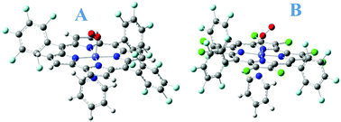 Graphical abstract: Dioxygen bound cobalt corroles