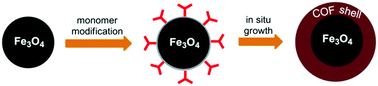 Graphical abstract: Controllable preparation of core–shell magnetic covalent-organic framework nanospheres for efficient adsorption and removal of bisphenols in aqueous solution