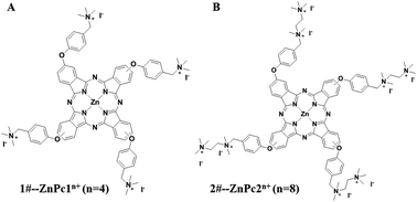 Graphical abstract: Photodynamic antimicrobial chemotherapy with cationic phthalocyanines against Escherichia coli planktonic and biofilm cultures