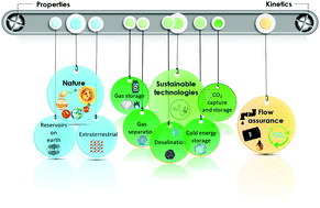 Graphical abstract: Gas hydrates in sustainable chemistry