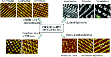 Graphical abstract: Progress in self-assembly of TTF derivatives at HOPG interface