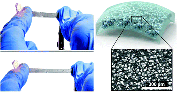 Graphical abstract: Network topologies dictate electromechanical coupling in liquid metal–elastomer composites