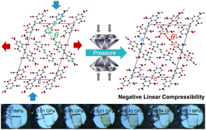 Graphical abstract: Negative linear compressibility and structural stability of the energetic material trans-hexanitrostilbene under pressure