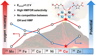 Graphical abstract: Large enhancement of electrochemical biomass oxidation by optimizing the competitive adsorption of HMF and OH− on doped CoOx