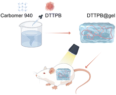 Graphical abstract: In situ dressing based on a D–π–A structured aggregation-induced emission photosensitizer for healing infected wounds