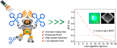 Graphical abstract: Designing an aromatic moiety-free neutral luminescent manganese(ii) halide scintillator for efficient X-ray imaging