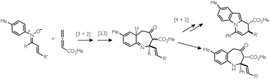 Graphical abstract: Mechanism of nitrones and allenoates cascade reactions for the synthesis of dihydro[1,2-a]indoles