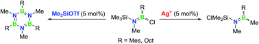 Graphical abstract: Electrophilic activation of difunctional aminoboranes: B–N coupling versus intramolecular Cl/Me exchange