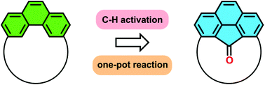 Graphical abstract: Phenanthrene cyclocarbonylation – core post-synthetic modification of phenanthriporphyrin