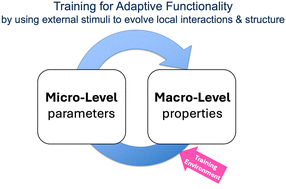 Graphical abstract: Training physical matter to matter