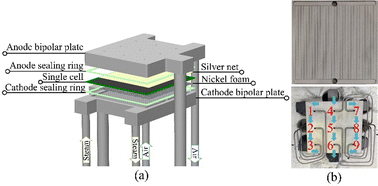 Graphical abstract: Performance enhancement in SOECs with a novel waveform flow channel