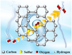 Graphical abstract: Metal-free sulfur-doped reduced graphene oxide electrocatalysts for promising production of hydrogen peroxide: construction and identification of active sites