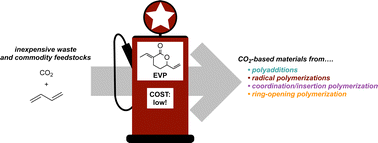 Graphical abstract: 3-Ethyl-6-vinyltetrahydro-2H-pyran-2-one (EVP): a versatile CO2-derived lactone platform for polymer synthesis