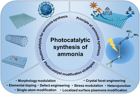 Graphical abstract: Recent advances in photocatalytic ammonia synthesis: materials design and mechanistic insights