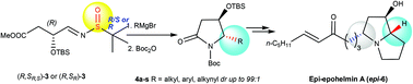 Graphical abstract: Stereoselective formation of chiral trans-4-hydroxy-5-substituted 2-pyrrolidinones: syntheses of streptopyrrolidine and 3-epi-epohelmin A