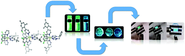 Graphical abstract: Solubilised bright blue-emitting iridium complexes for solution processed OLEDs