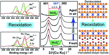 Graphical abstract: Insight into the structural and electronic nature of chemically exfoliated molybdenum disulfide nanosheets in aqueous dispersions