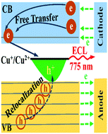 Graphical abstract: Near-infrared electrochemiluminescence from non-toxic CuInS2 nanocrystals