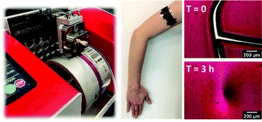 Graphical abstract: Fabrication of an autonomously self-healing flexible thin-film capacitor by slot-die coating