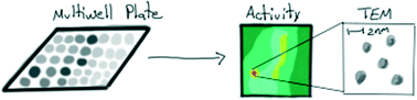 Graphical abstract: Accelerated optimization of pure metal and ligand compositions for light-driven hydrogen production