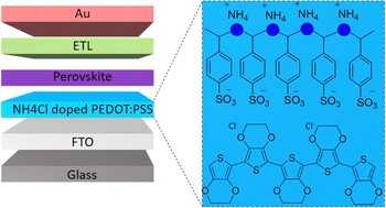 Graphical abstract: Harnessing solar energy with NH4Cl-doped hole transport layers in inverted perovskite solar cells