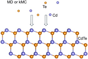 Graphical abstract: Elucidating thin film growth mechanisms for high-performance II–VI photovoltaic semiconductors: simulation-driven insights and challenges