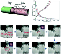 Graphical abstract: An all-in-one Sn–Co alloy as a binder-free anode for high-capacity batteries and its dynamic lithiation in situ