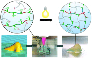 Graphical abstract: 3D-extrusion printing of stable constructs composed of photoresponsive polypeptide hydrogels